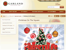 Tablet Screenshot of christmasonthesquare.com